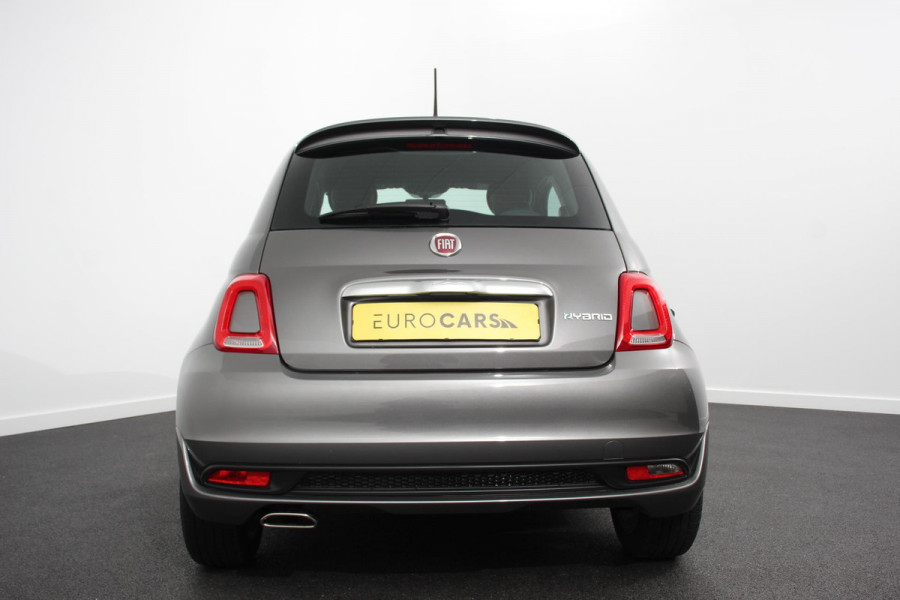 Fiat 500 1.0 Hybrid Sport Navigatie Half Lederen Bekleding Airco Dab Cruise Control Lichtmetalen Velgen Sportstoelen