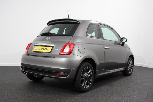 Fiat 500 1.0 Hybrid Sport Navigatie Half Lederen Bekleding Airco Dab Cruise Control Lichtmetalen Velgen Sportstoelen
