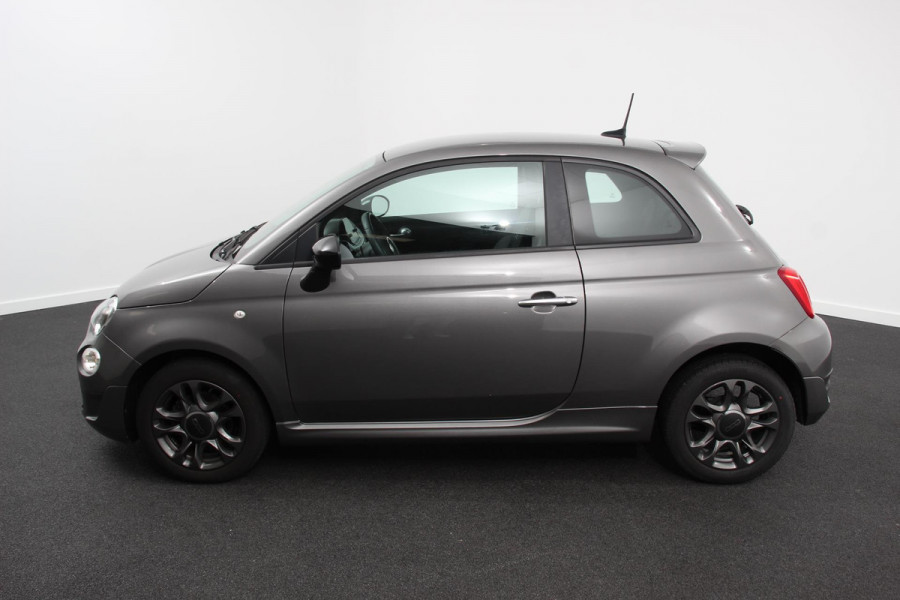 Fiat 500 1.0 Hybrid Sport Navigatie Half Lederen Bekleding Airco Dab Cruise Control Lichtmetalen Velgen Sportstoelen