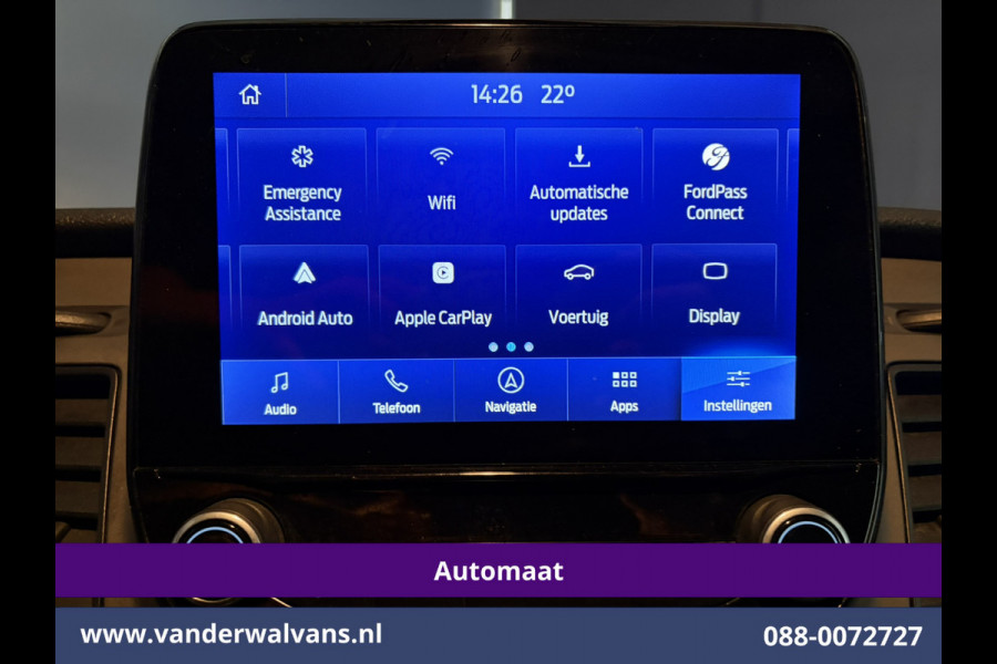 Ford Transit 2.0 TDCI 170pk Automaat L3H3 Euro6 Airco | Navigatie | Apple Carplay | Cruisecontrol | LED Android Auto, Parkeersensoren, Stoelverwarming, Verwarmde voorruit, Bijrijdersbank