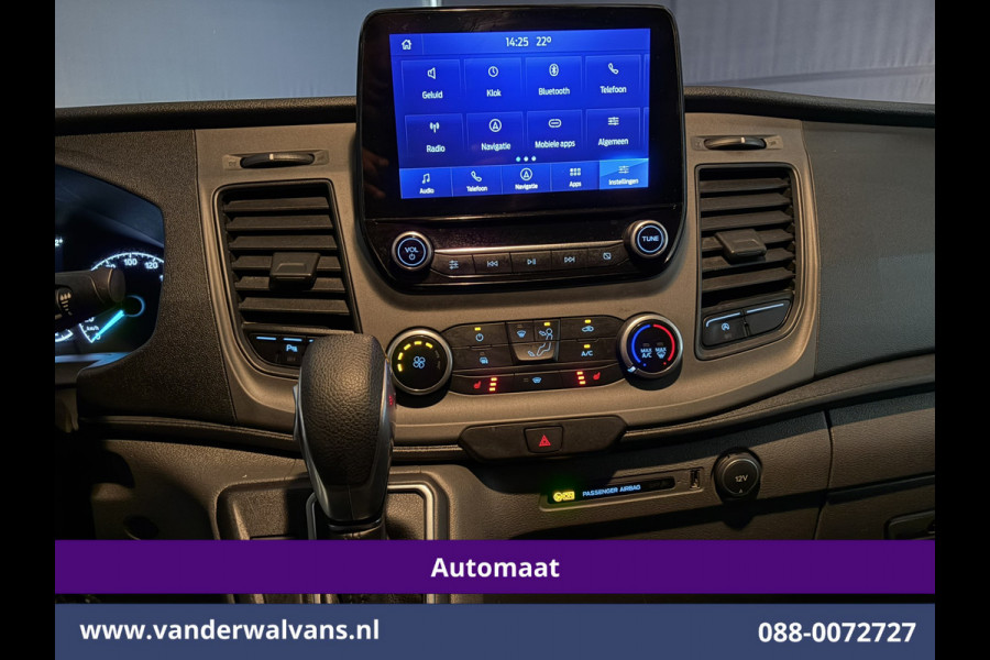 Ford Transit 2.0 TDCI 170pk Automaat L3H3 Euro6 Airco | Navigatie | Apple Carplay | Cruisecontrol | LED Android Auto, Parkeersensoren, Stoelverwarming, Verwarmde voorruit, Bijrijdersbank