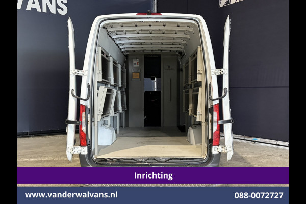 Mercedes-Benz Sprinter 311 CDI Automaat L3H2 *PostNL inrichting* Euro6 Airco | Camera | Schappen Doorloopdeur, 270 Gr. achterdeuren, Sidebars