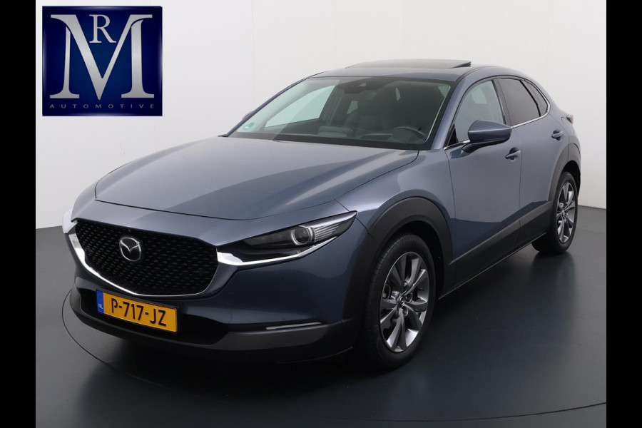 Mazda CX-30 2.0 e-SkyActiv-X M Hybrid Luxury | SCHUIF-/KANTELDAK | 360° CAMERA | LEDEREN BEKLEDING | BOSE AUDIO | AFNEEMBARE TREKHAAK | ELEKTRISCHE ACHTERKLEP | ELEKTRISCHE STOELEN | HEAD-UP DISPLAY | VOLLEDIGE UITRUSTING | ALL-IN PRIJS | RIJKLAAR GELEVERD MET 12 MAANDEN BOVAG GARANTIE