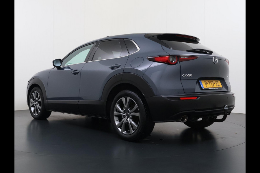 Mazda CX-30 2.0 e-SkyActiv-X M Hybrid Luxury | SCHUIF-/KANTELDAK | 360° CAMERA | LEDEREN BEKLEDING | BOSE AUDIO | AFNEEMBARE TREKHAAK | ELEKTRISCHE ACHTERKLEP | ELEKTRISCHE STOELEN | HEAD-UP DISPLAY | VOLLEDIGE UITRUSTING | ALL-IN PRIJS | RIJKLAAR GELEVERD MET 12 MAANDEN BOVAG GARANTIE