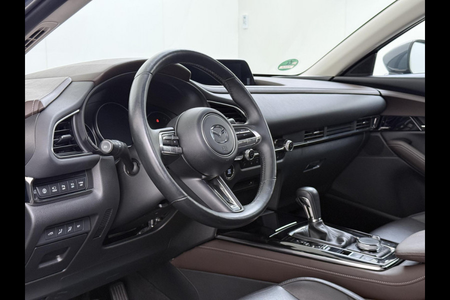 Mazda CX-30 2.0 e-SkyActiv-X M Hybrid Luxury | SCHUIF-/KANTELDAK | 360° CAMERA | LEDEREN BEKLEDING | BOSE AUDIO | AFNEEMBARE TREKHAAK | ELEKTRISCHE ACHTERKLEP | ELEKTRISCHE STOELEN | HEAD-UP DISPLAY | VOLLEDIGE UITRUSTING | ALL-IN PRIJS | RIJKLAAR GELEVERD MET 12 MAANDEN BOVAG GARANTIE