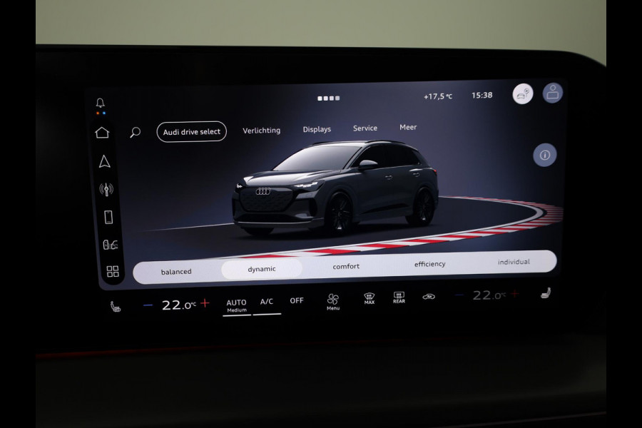 Audi Q4 e-tron S edition 82 kWh 286 pk | Techniekpakket plus | Winterpakket | Trekhaak | Optiekpakket zwart-glanzend |