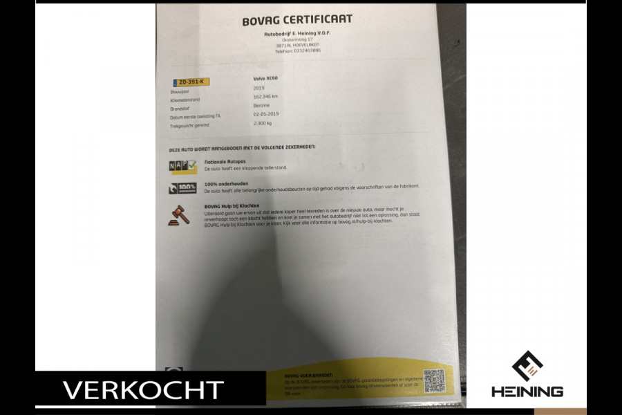 Volvo XC60 2.0 T5 Inscription. Panoramadak |  Apple-Carplay | Navigatie | Leer | Winterwielen | Hollandse auto met NAP
