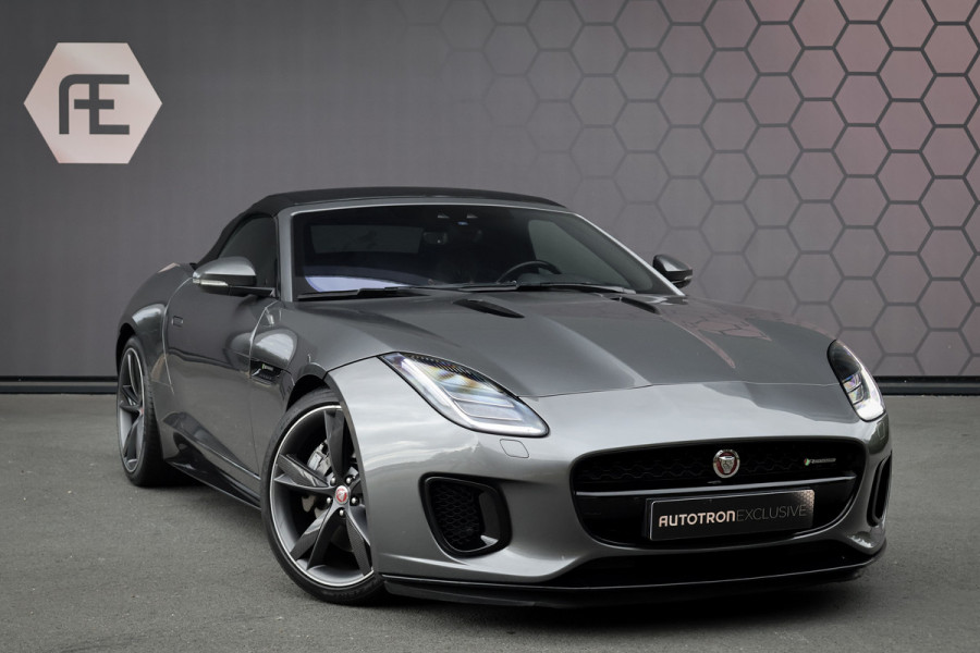 Jaguar F-Type P300 R-Dynamic | 20" CARBON INLEG VELGEN | LED KOPLAMPEN | SPORTUITLAAT | MERIDIDAN AUDIO | COLD CLIMATE PACK INCL. STUURVERWARMING EN VOORRUITVERWARMING INCL WARMTEWEREND GLAS