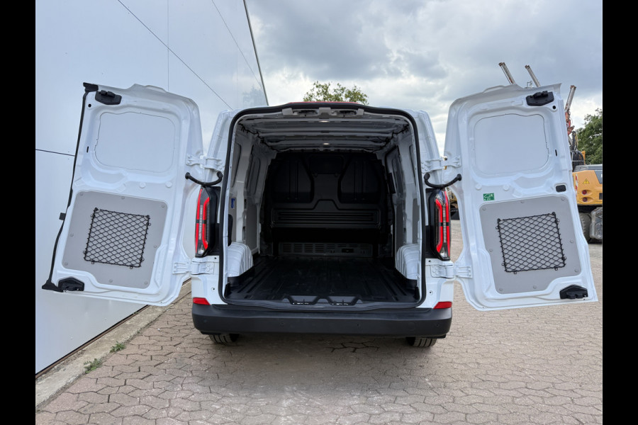Ford E-Transit Custom 71kWh 140PK Elektrisch 344km WLTP 2300kg Trekvermogen BEV Snelladen Stoel + Stuur verwarming LED Cruise Control Camera Carplay Parkeersensoren v+a