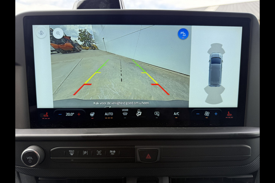 Ford E-Transit Custom 71kWh 140PK Elektrisch 344km WLTP 2300kg Trekvermogen BEV Snelladen Stoel + Stuur verwarming LED Cruise Control Camera Carplay Parkeersensoren v+a