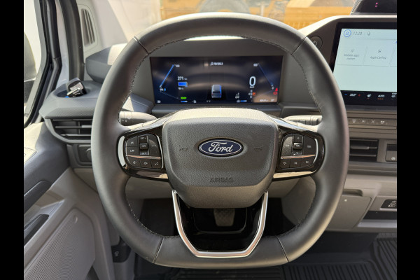 Ford E-Transit Custom 71kWh 140PK Elektrisch 344km WLTP 2300kg Trekvermogen BEV Snelladen Stoel + Stuur verwarming LED Cruise Control Camera Carplay Parkeersensoren v+a