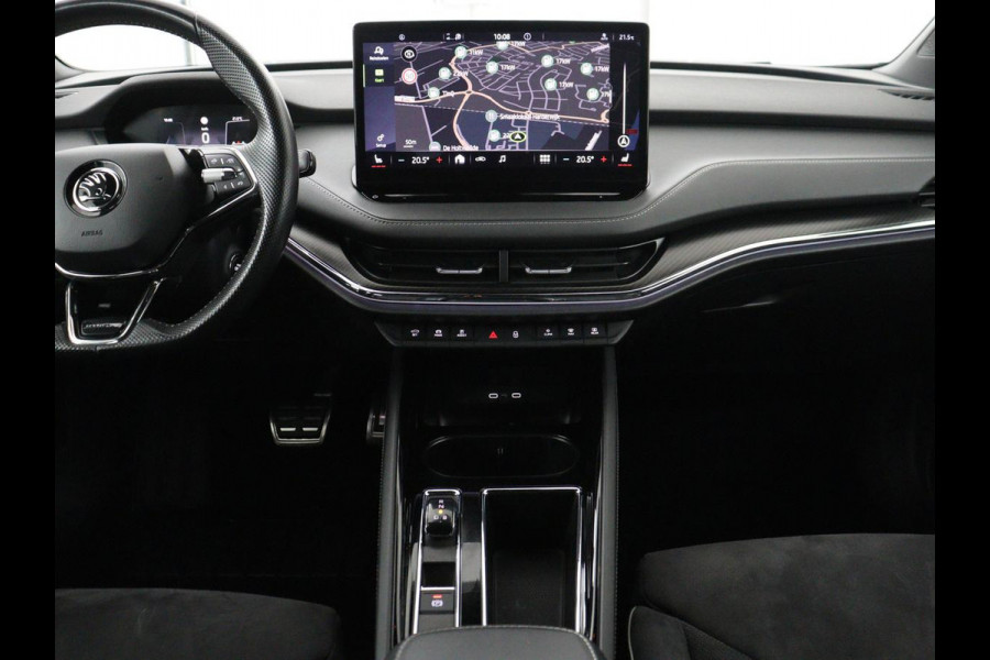 Škoda Enyaq iV 80 Sportline | SOH 88% | Leder/alcantara | Stuur/stoel verwarming | Adaptive cruise | Carplay | Sfeerverlichting | Camera | Park assist | Trekhaak