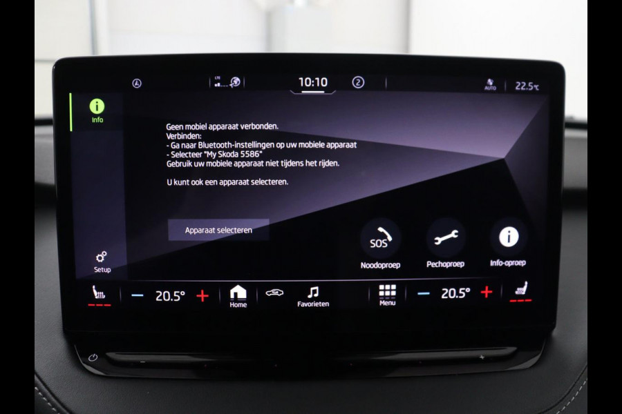 Škoda Enyaq iV 80 Sportline | SOH 88% | Leder/alcantara | Stuur/stoel verwarming | Adaptive cruise | Carplay | Sfeerverlichting | Camera | Park assist | Trekhaak