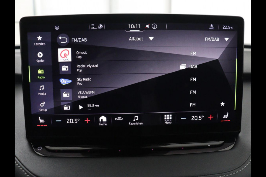 Škoda Enyaq iV 80 Sportline | SOH 88% | Leder/alcantara | Stuur/stoel verwarming | Adaptive cruise | Carplay | Sfeerverlichting | Camera | Park assist | Trekhaak