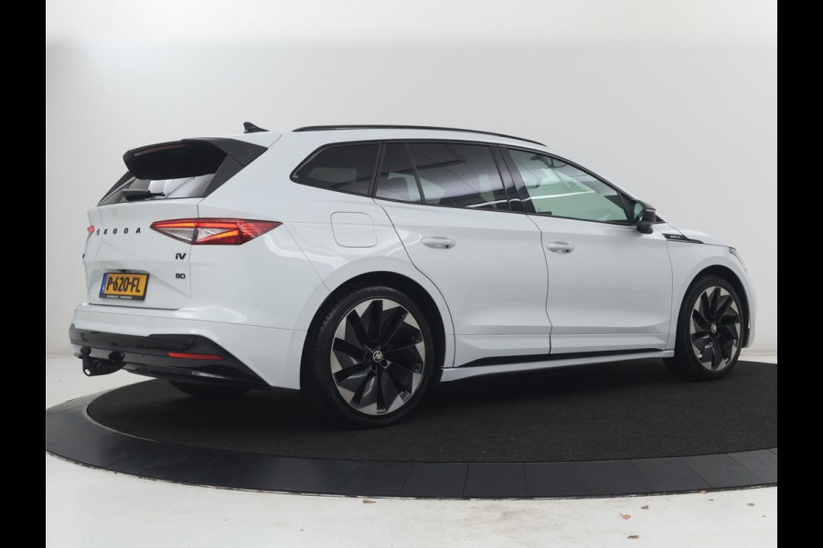 Škoda Enyaq iV 80 Sportline | SOH 88% | Leder/alcantara | Stuur/stoel verwarming | Adaptive cruise | Carplay | Sfeerverlichting | Camera | Park assist | Trekhaak