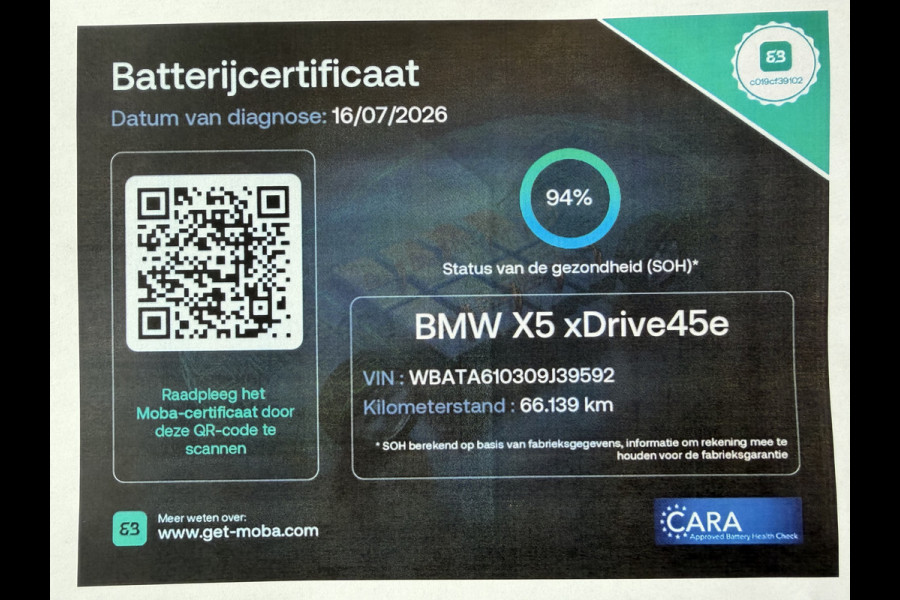 BMW X5 xDrive45e High Executive | Pano/Schuif dak | B&W Audio | 360 Camera | Full Option!