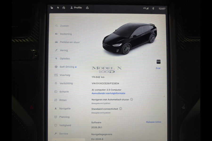Tesla Model X 100D Performance 7p. | Trekhaak | Luxe Leder interieur | Keyless | 7-persoons