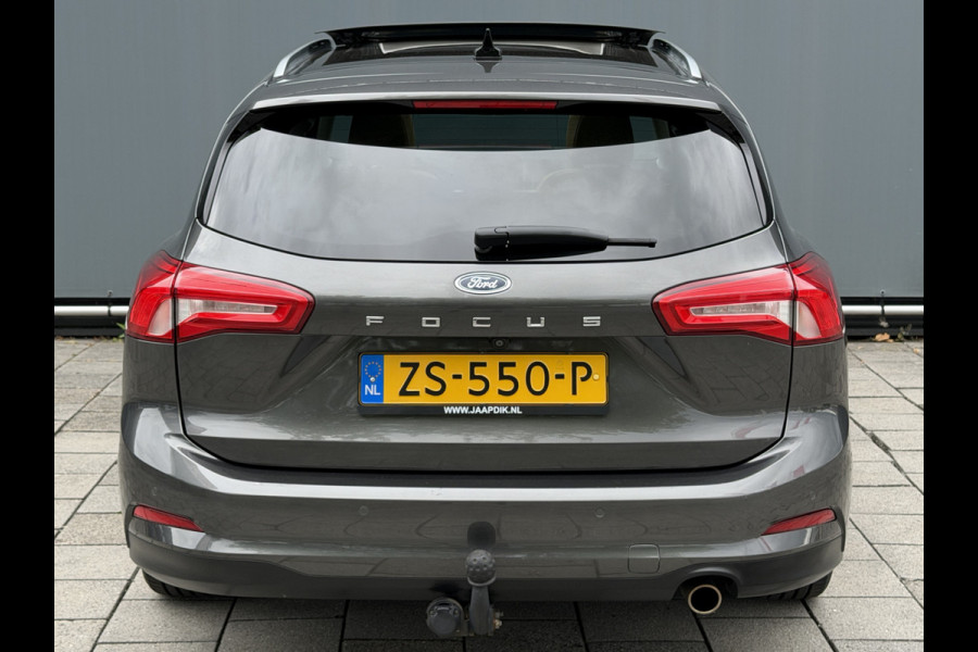 Ford FOCUS Wagon BWJ 2019 | 1.0T 126PK Titanium Bus AUTOMAAT | TREKHAAK | PANO DAK | LEER | LED | NAVI | CLIMA | STOEL&STUUR VERW | PDC | DONKER GLASS |