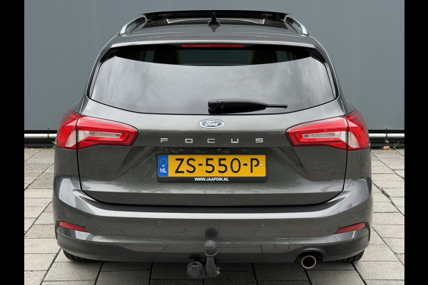Ford FOCUS Wagon BWJ 2019 | 1.0T 126PK Titanium Bus AUTOMAAT | TREKHAAK | PANO DAK | LEER | LED | NAVI | CLIMA | STOEL&STUUR VERW | PDC | DONKER GLASS |