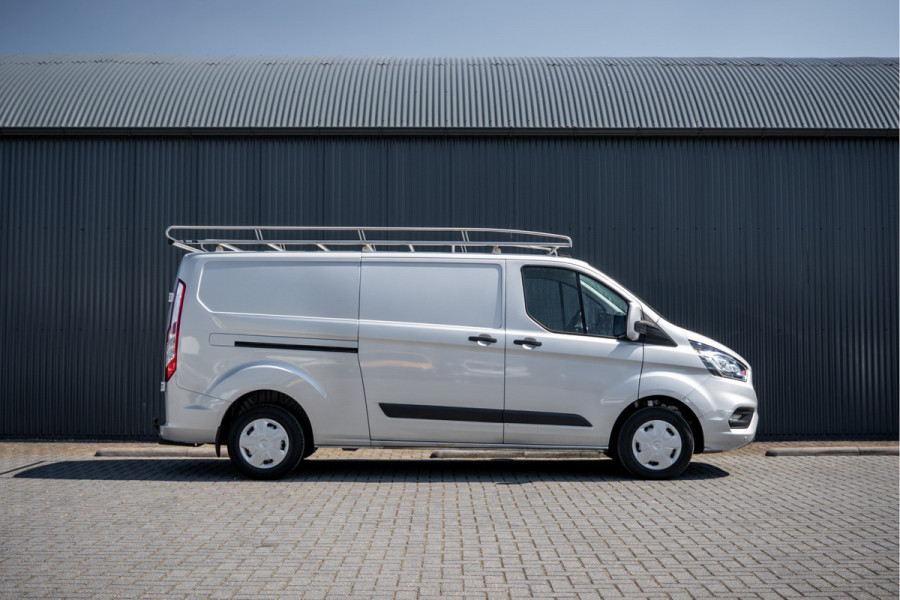 Ford Transit Custom 2.0 EcoBlue L2H1 | 130 PK | 3-Zits | Camera | Cruise | PDC | Airco | Trekhaak | Imperiaal