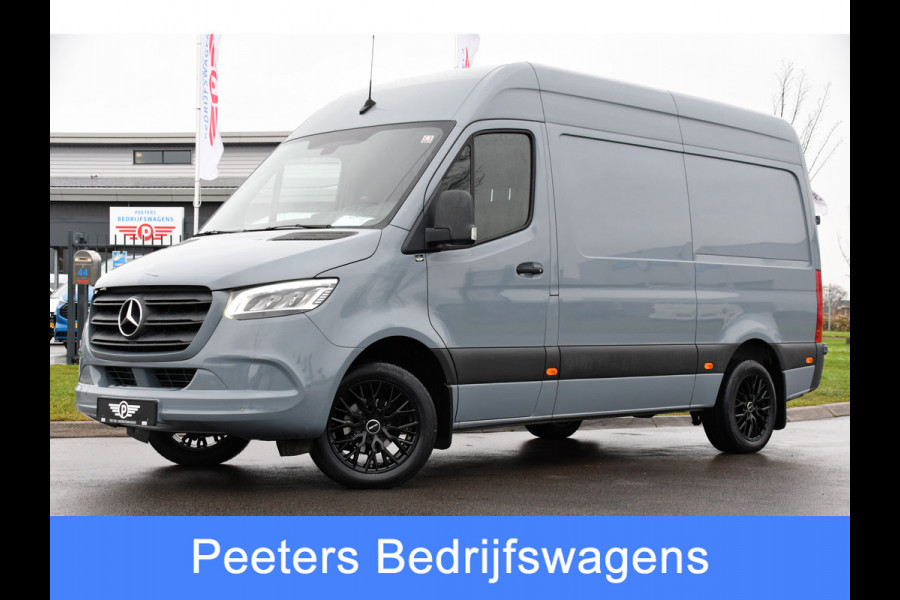 Mercedes-Benz Sprinter 317 2.2 CDI L2H2 PB Edition 360 Camera, Cruise, LED, Carplay, Leder, Stoelverwarming, Standkachel, 10,5'' Mbux, Automaat, 170pk, Virtual, Uniek!