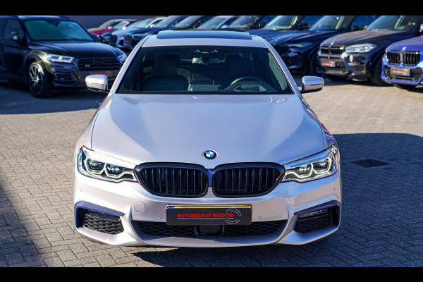 BMW 5 Serie 520i High Executive Edition | Schuifdak | Adaptieve Cruise | Camera | Nappa Leder | Origineel NL | Dealer onderhouden