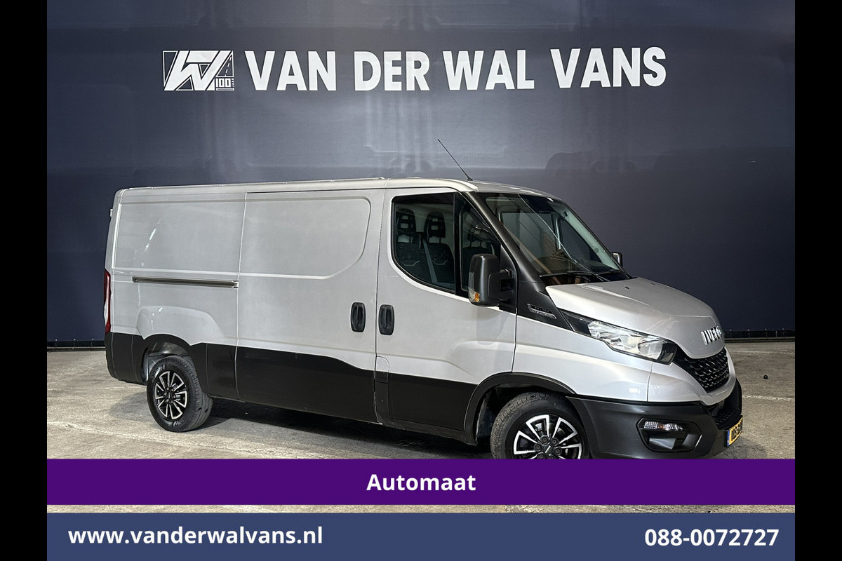 Iveco Daily 35S16V 157pk Automaat 3500kg Trekhaak L2H1 Euro6 Airco | Camera | Navigatie | LM Velgen Cruisecontrol, Bijrijdersbank