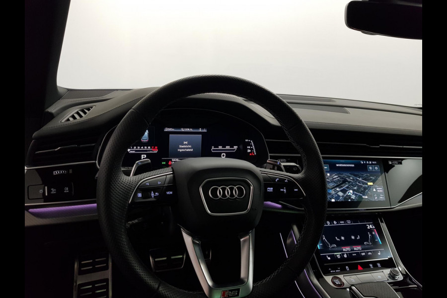 Audi Q8 4.0 TFSI RS Q8 Quattro 600pk! Panorama dak Navigatie Electrische achterklep Led Camera Climate Control Parkeer sensoren voor en achter Lichtmetalen Velgen
