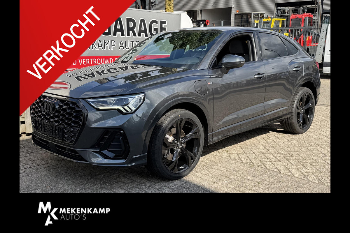 Audi Q3 Sportback 45 TFSI e Edition 20"/3 x S line/Leder/Matrix LED/Navigatie/Adaptieve cruise/Sfeerverlichting/360Camera/Elektrische klep