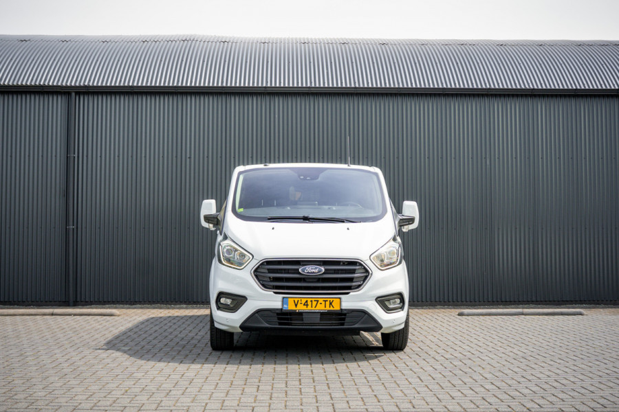 Ford Transit Custom 2.0 EcoBlue L2H1 | 170 PK | Automaat | DC 5-Zits | LED | Camera | Carplay | Cruise | PDC | Trekhaak