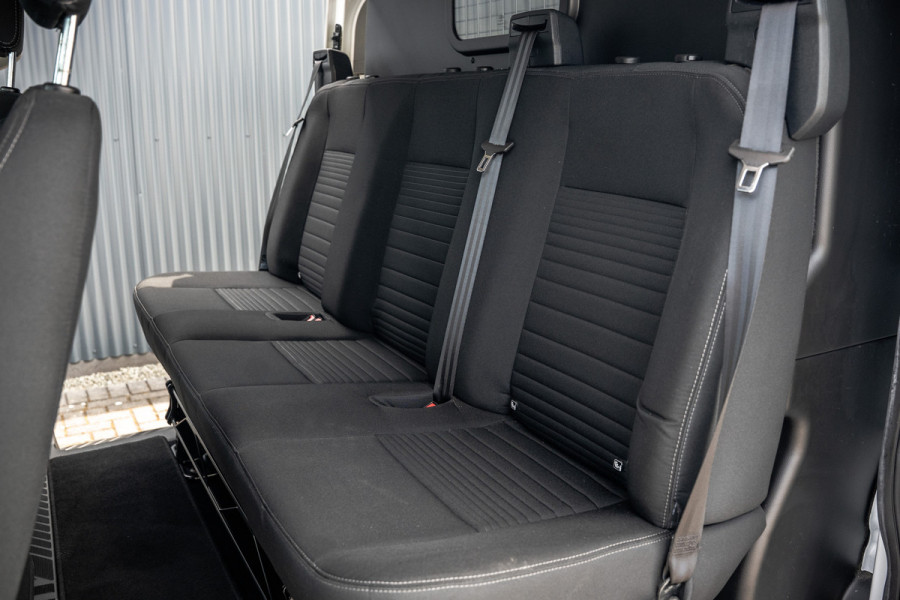 Ford Transit Custom 2.0 EcoBlue L2H1 | 170 PK | Automaat | DC 5-Zits | LED | Camera | Carplay | Cruise | PDC | Trekhaak