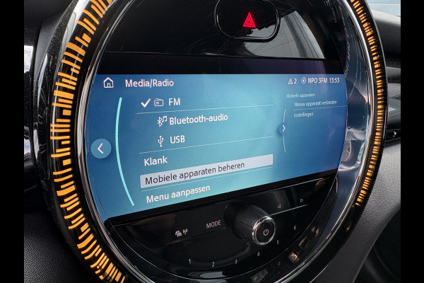 MINI 5-deurs 1.5 Cooper 136pk 5-drs. LEDER/NAVI/CARPLAY/CLIMA/CRUISE/PDC/LED