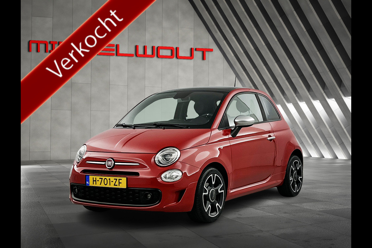 Fiat 500 1.0 Rockstar Pano-dak/Digi.Dash/Leder/Climate/Navi/ORG NL