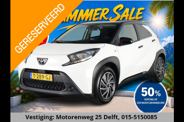 Toyota Aygo X 1.0 BLACK & WHITE SPECIAL EDITION GARANTIE 6-2033 CARPLAY NAVIGATIE.ADAPTIEVE CRUISE. SPECIAL EDITION PACK