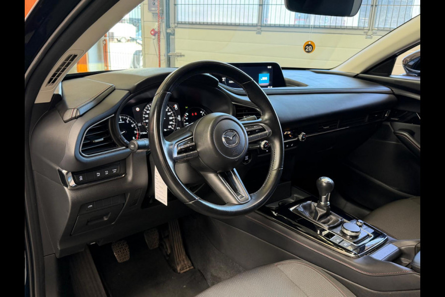 Mazda CX-30 2.0 e-SkyActiv-X M Hybrid Sportive 1 jaar Bovag Garantie, head-upp display, stoelverwaming, Navi, Carplay