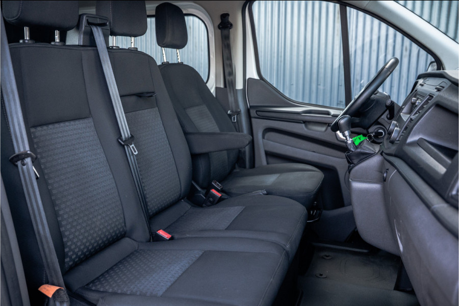 Ford Transit Custom 2.0 EcoBlue L1H1 | DC 6-Zits | LED | Cruise | PDC | Airco | Trekhaak