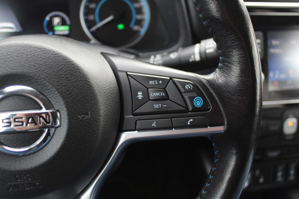 Nissan Leaf e+ Tekna 62 kWh / Trekhaak / 360Camera / Leder / Keyless / 17'' / CarPlay / Dodehoek / DAB / ACC / Stoelverwarming 4x / Warmtepomp