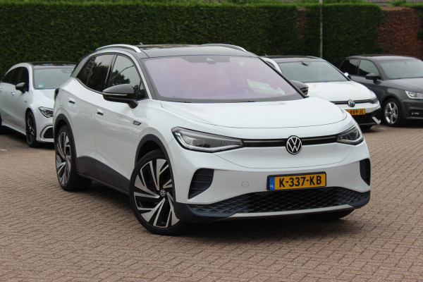 Volkswagen ID.4 Max 77 kWh / SoH 91,1% / Full option! / Trekhaak / Panoramadak / Camera / Head-up / Keyless / 21'' / ACC / Dodehoek / Elektr. stoelen / Massage / Navigatie / Stuurverwarming