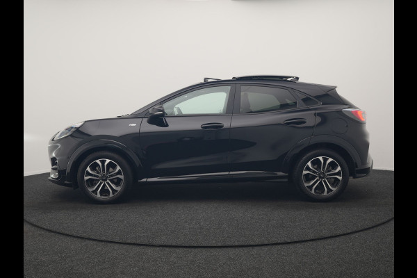 Ford Puma 1.0 EcoBoost Hybrid ST-Line X 168pk Dealer O.H | Trekhaak Afn. | Panodak | Adaptive Cruise | Bang & Olufsen | Camera | Sportstoelen & Stuur Verwarmd | Keyless | Virtual | Navigatie | DAB | 17"L.M |