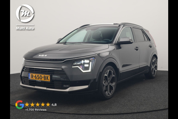 Kia Niro 1.6 GDi Hybrid ExecutiveLine 149pk | Trekhaak | Panodak | Adaptive Cruise | Head Up | Camera | Lederen Sportstoelen Memory & Ventilatie | Keyless | Apple Carplay | Stoel & Stuurverwarming | Virtual | Navigatie | DAB | 18"L.M |