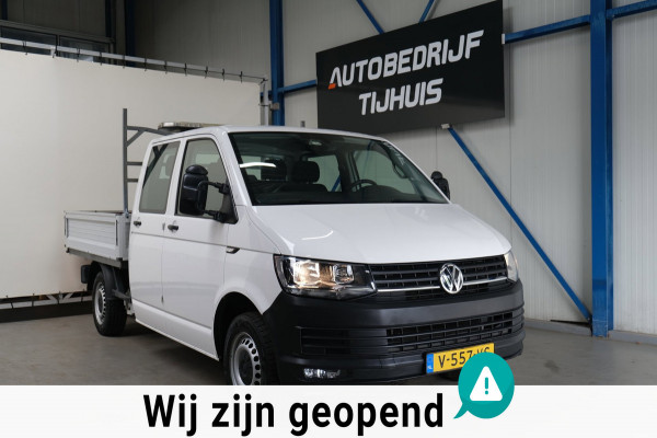 Volkswagen Transporter 2.0 TDI L2H1 DC Comfortline Pick-up - Airco, Cruise, PDC, Trekhaak.
