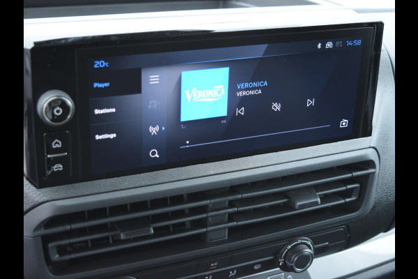 Peugeot Expert GB L3H1 75KWH LED Laadruimte verlichting  /  Houten afwerking laadruimte  /  Surround NAV pakket  /  Geïsoleerde comfort scheidingswand met vaste ruit  /  Reservewiel