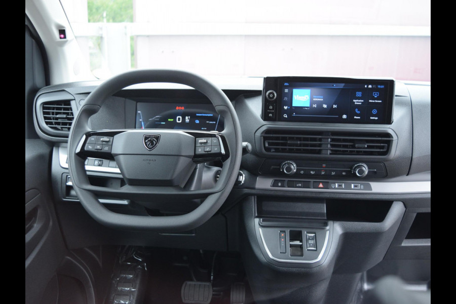 Peugeot Expert GB L3H1 75KWH LED Laadruimte verlichting  /  Houten afwerking laadruimte  /  Surround NAV pakket  /  Geïsoleerde comfort scheidingswand met vaste ruit  /  Reservewiel
