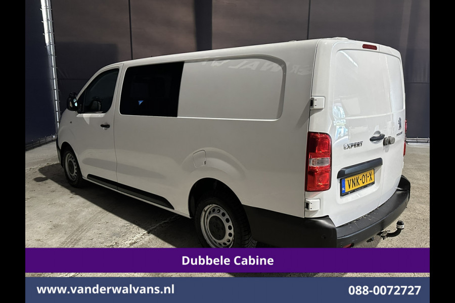 Peugeot Expert 2.0 BlueHDI 123pk L3H1 Dubbele Cabine Euro6 Airco | 5-Zits | Camera | Navigatie | Apple Carplay Android Auto, Cruisecontrol, 2500kg Trekhaak, Parkeersensoren