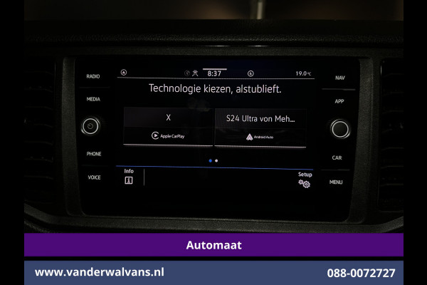 Volkswagen Crafter 2.0 TDI 141pk Automaat L3H2 L2H1 Euro6 Airco | Camera | Apple Carplay | 3000kg Trekhaak | Cruisecontrol Android Auto, Stoelverwarming, Parkeersensoren, Bijrijdersbank