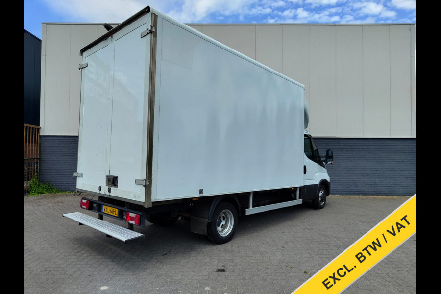 Iveco Daily 35C16H 2.3156pk 410 AUT-8 Meubelbak bakwagen + Laadklep 3-Persoons Euro 6 Camera Navi Bluetooth Airco Cruise Control Led Lat om Lat betimmering Achterdeuren 1e Eigenaar Toegestane max. massa voertuig 3500 kg