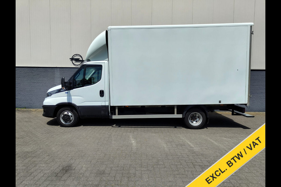 Iveco Daily 35C16H 2.3156pk 410 AUT-8 Meubelbak bakwagen + Laadklep 3-Persoons Euro 6 Camera Navi Bluetooth Airco Cruise Control Led Lat om Lat betimmering Achterdeuren 1e Eigenaar Toegestane max. massa voertuig 3500 kg