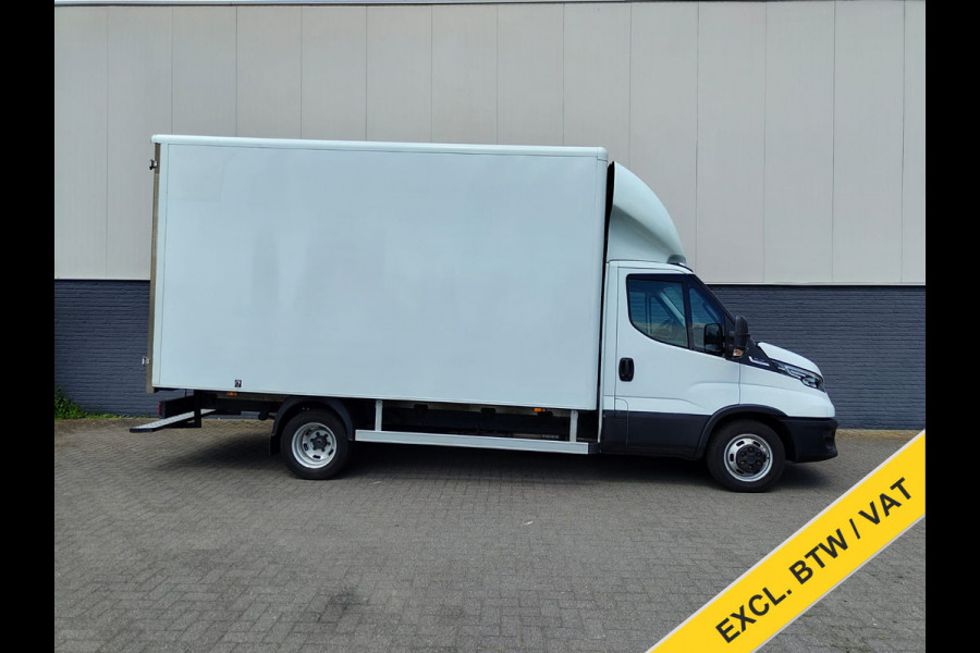 Iveco Daily 35C16H 2.3156pk 410 AUT-8 Meubelbak bakwagen + Laadklep 3-Persoons Euro 6 Camera Navi Bluetooth Airco Cruise Control Led Lat om Lat betimmering Achterdeuren 1e Eigenaar Toegestane max. massa voertuig 3500 kg