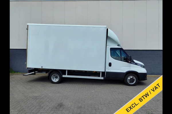 Iveco Daily 35C16H 2.3156pk 410 AUT-8 Meubelbak bakwagen + Laadklep 3-Persoons Euro 6 Camera Navi Bluetooth Airco Cruise Control Led Lat om Lat betimmering Achterdeuren 1e Eigenaar Toegestane max. massa voertuig 3500 kg