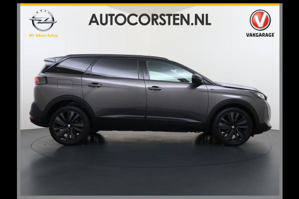 Peugeot 5008 131PK GT 7-Persoons Adap.Cruise 360°Camera 3D-Navi Ecc Apple Carplay Android Auto Keyless Black Pack Pdc Regen-Lichtsensor Privacy Glas Lmv Full-Led Isofix DAB Bluetooth Lane Assist Dodehoekdetectie 1e Eigenaar Dealeronderhouden Origineel Nederlandse Auto